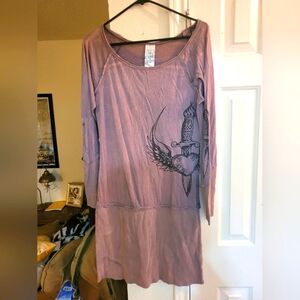 Grunge Mauve Dress